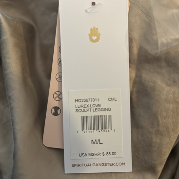 NWT Spiritual Gangster sculpt legging - Picture 4 of 6